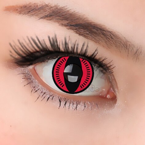 Lentes de contacto amarillas para Halloween, lentes de animación con personajes de dibujos animados japoneses populares, CL207 SENNIN: CL209