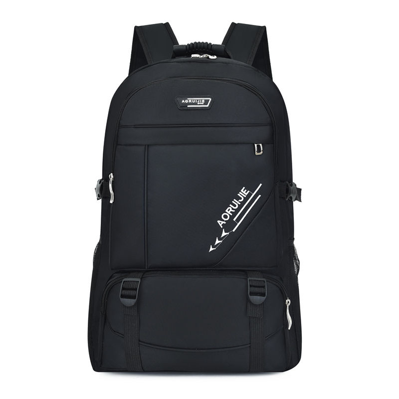 Waterproof Men's Backpack Oxford Cloth Material Expandable Large Capacity Multifunction Outdoor Mountaineering Student Bag