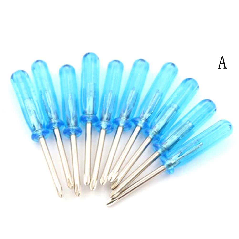10 stuks kleine schroevendraaiers 2.0mm demontagegereedschap voor mobiele telefoon schroevendraaier sleufschroevendraaier reparatiegereedschap