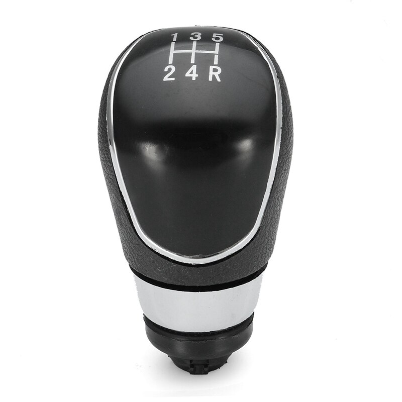 Soufflet Levier De Vitesse Pour Ford Focus, Mondeo, Kuga, Galaxy - Cuir Et ABS - 6 Vitesses Manuel - Argenté