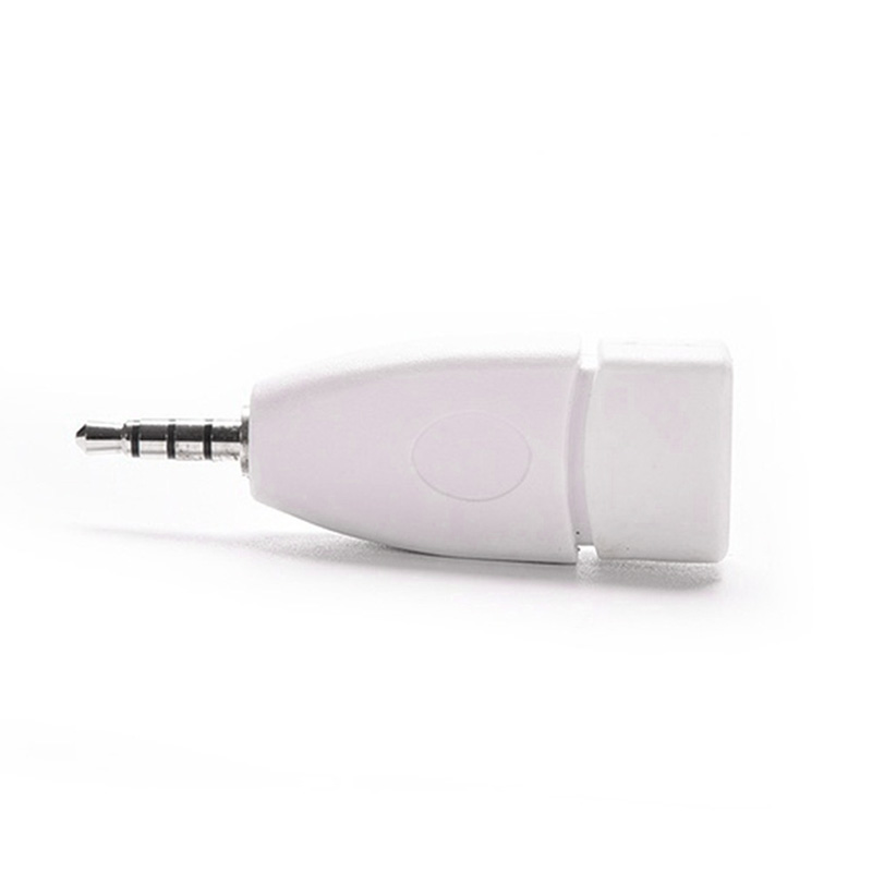 Converter Adapter USB 2.0 Female naar 3.5mm Male AUX Audio Duurzaam Auto Plug Jack JLD