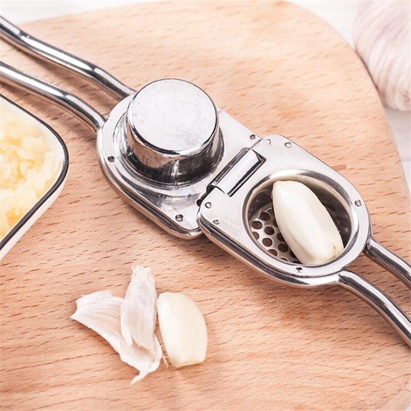 Hand Press Garlic Crusher Safe And Practical Garlic Press Stainless Steel Novel And Robust Garlic Chopper
