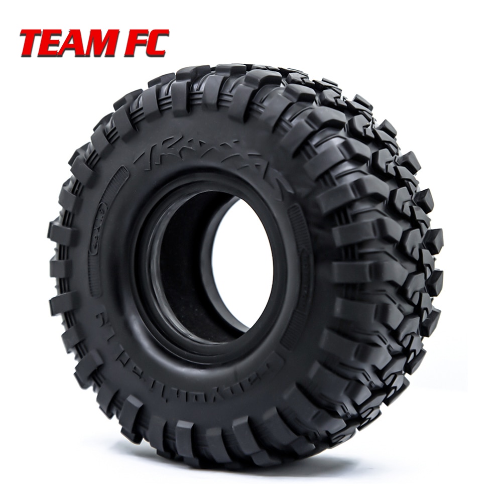 RC 120MM 1.9" Rubber Rocks Tires for 1:10 RC Rock Crawler Axial SCX10 Canyon Trail 105Rims TRX4 TRX6 #8174