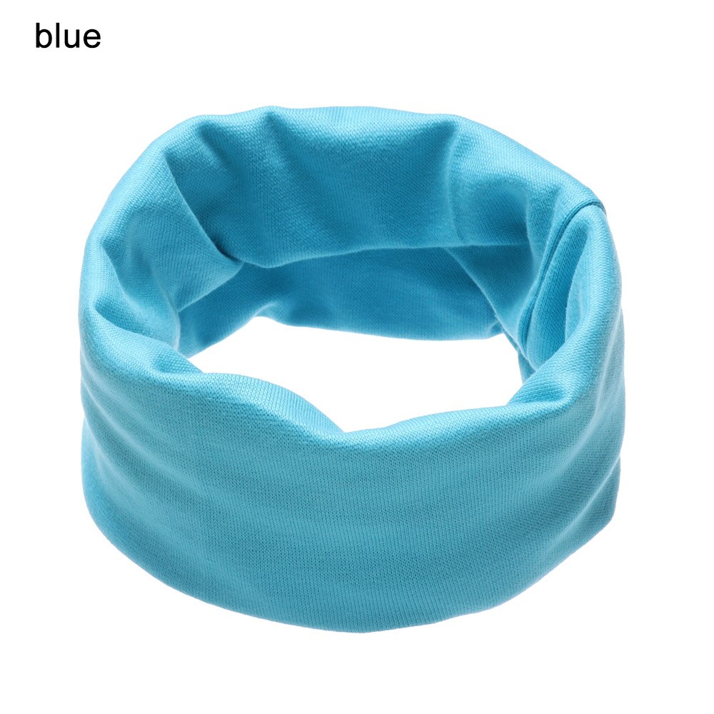 Herfst Winter Loop Sjaal voor Kinderen Jongens Meisjes Zachte Katoenen Sjaal Baby O Ring Kraag Sjaals Winddicht Warme Halsdoek: blue