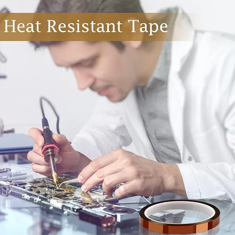 30–5 mm Hochtemperatur-Klebeband, hitzebeständig, Polyimid, elektrisches Isolierband, Leiterplatten-Lötschutzbänder