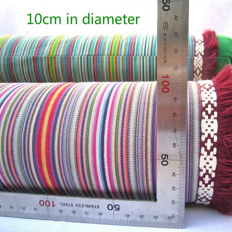 Nueva almohada Cervical, almohada para cuidado a rayas de algodón grueso de alforfón, fisioterapia, almohadas de tracción en el cuello para dormir, chaqueta lavable