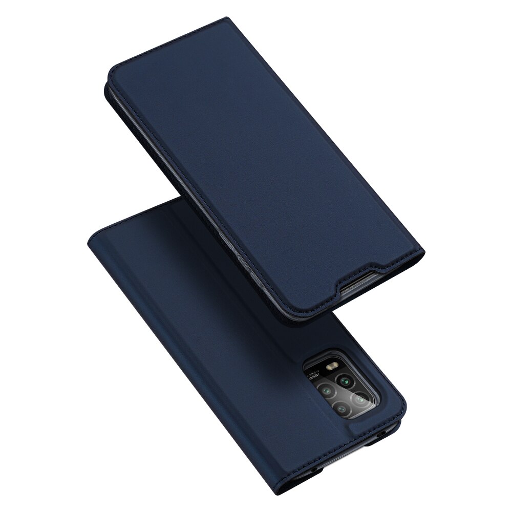 Voor Xiaomi Mi 10 Lite 5G Case Luxe Magnetische Flip Leather Case Voor Xiaomi Mi10 Lite Zoom Met Card stand Holster Telefoon Cover: Mi 10 Lite / Dark Blue