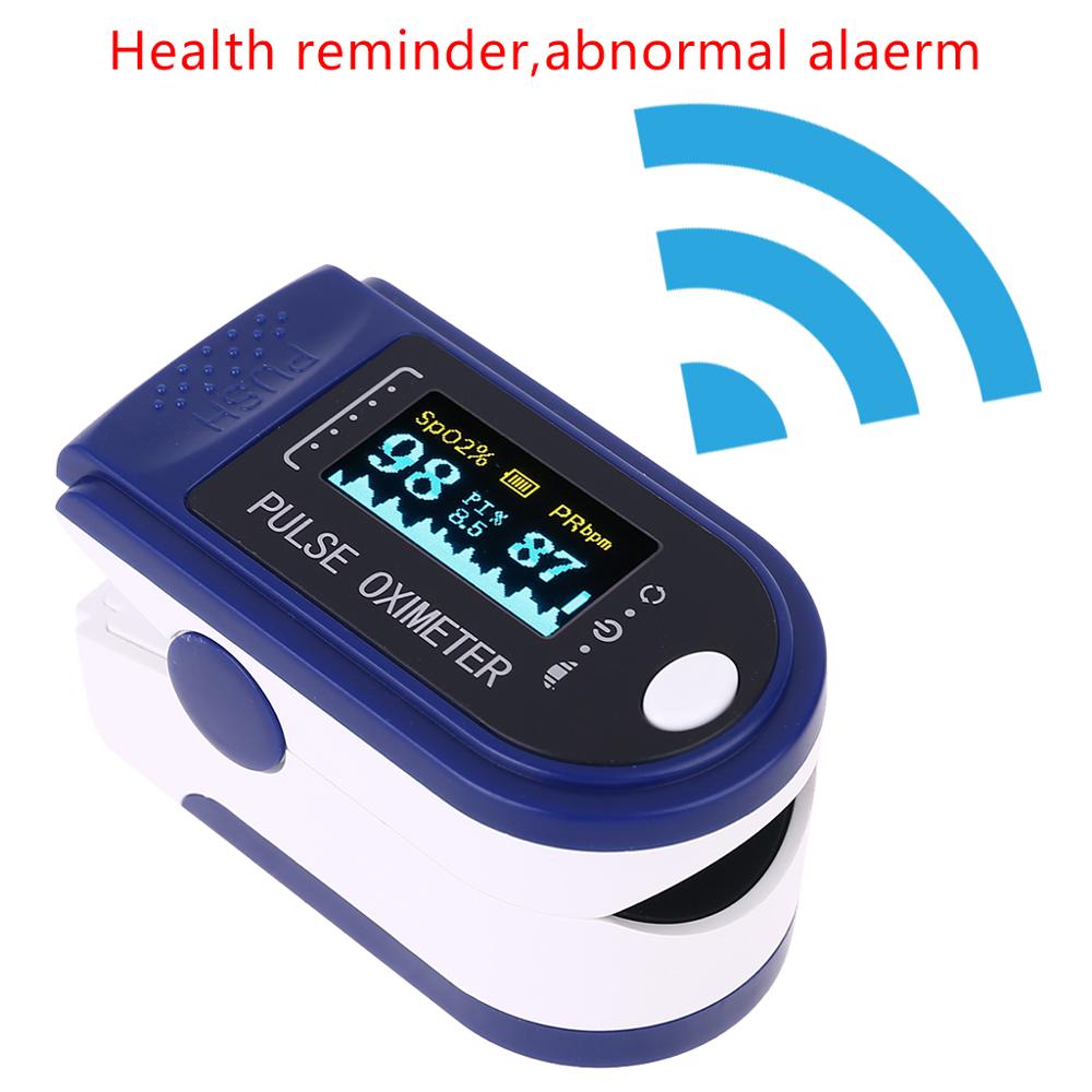 Finger oximeter fingertopp puls oximetrar blodtryck pulsmätare oljad