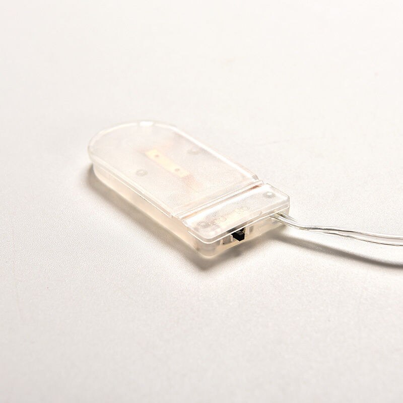 5PCS Plastic Clear CR2032 Button Coin Cell Battery Holder Case With ON/OFF Switch for 6 volt