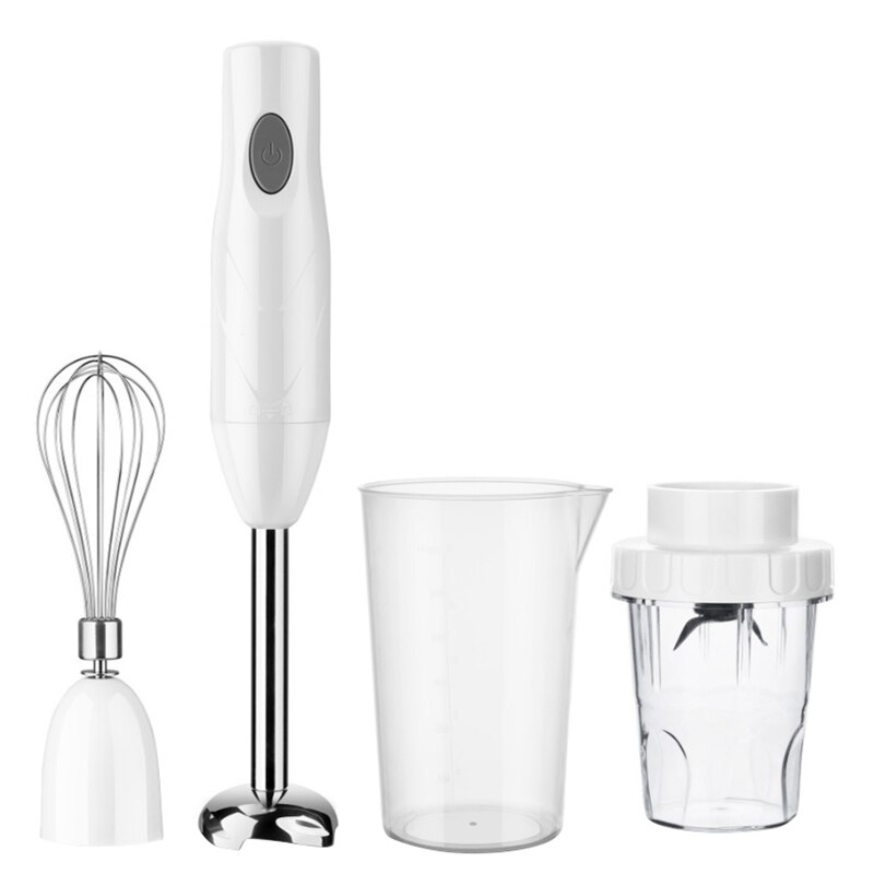 Immersion Hand Blender 4-In-1 Powerful Speed Control Stick Blender Milk Frother Egg Whisk Puree Infant Food - US Plug