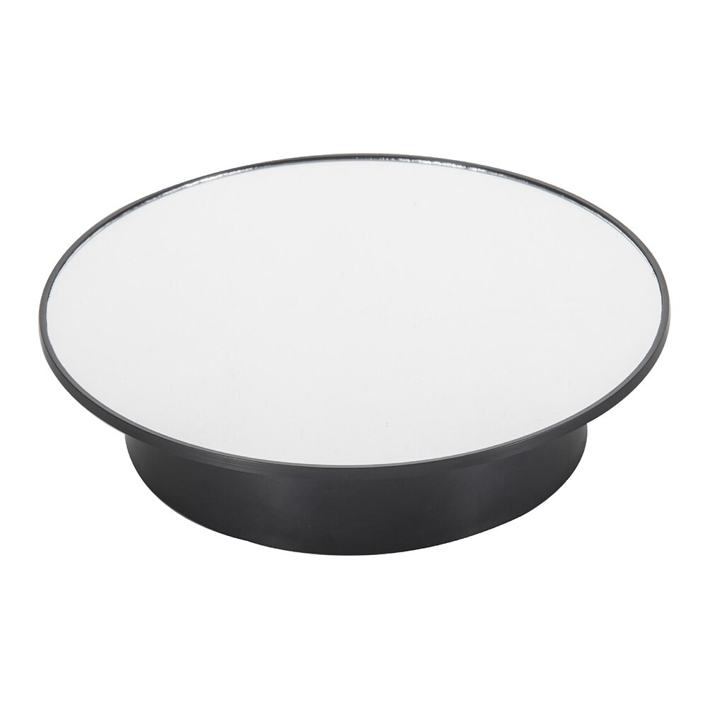 1.5KG 360 Degree Electric Photography Rotating Table Photography Rotating Turntable Display Stand Video Shooting Props Turntable: Black seat mirror