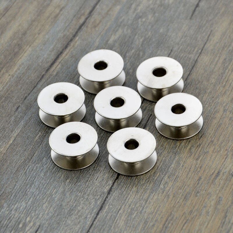 20pcs/lot Industrial Sewing Machine Bobbin Bobbin Sewing Machine Aluminum Bobbin Metal Spool Sewing Craft Machine Tools