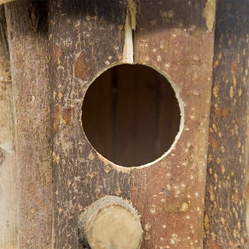 Meilleur nid d'oiseau en bois fait à la main, lieu de repos confortable pour les oiseaux, fournit un abri contre le temps froid, nid d'oiseau Ca