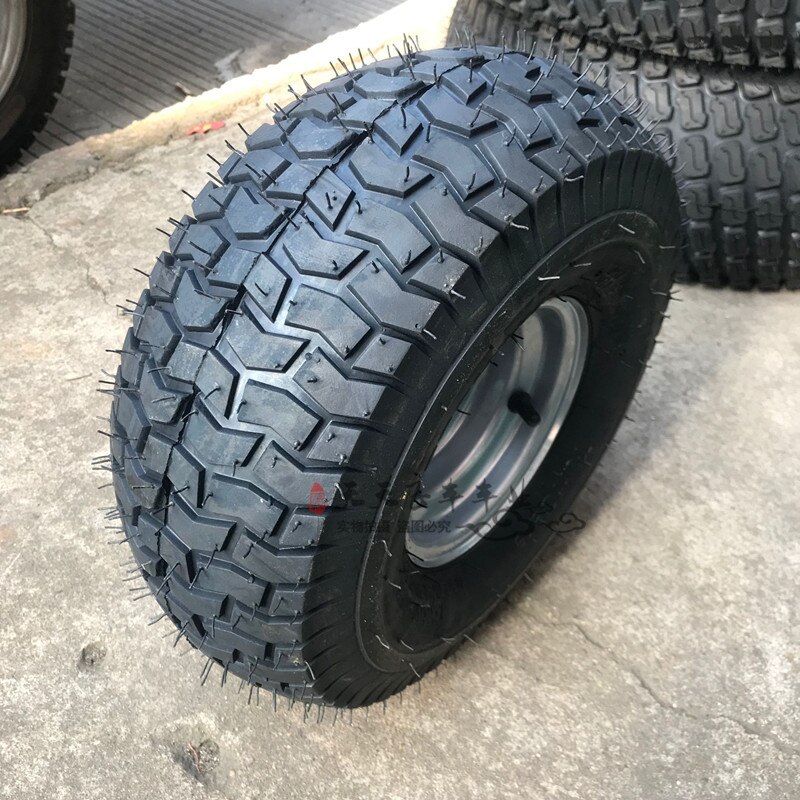 Jante de roue 15x6.00-6 pneu pneu tube côtes droites pelouse et jardin roues 15X6-6 pouces 168CC Karting Go Kart moto