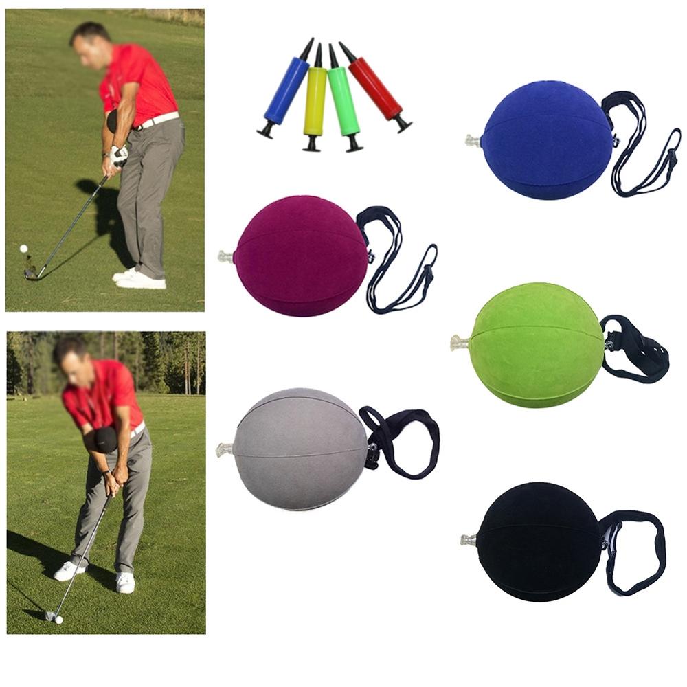 Golf Swing Trainer Bal Met Smart Opblaasbare Helpen Houding Correctie Training Voor Golfers Pvc Smart Impact Bal