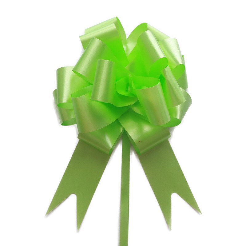 30/10 pièces grand ruban tirer arcs tirer arcs noeud ruban tirer arcs grand tirer arc avec ruban tirer arcs avec ruban décor: S / vert clair