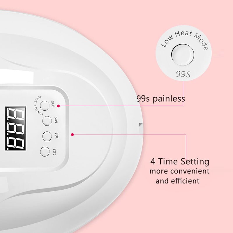SUN X5 Plus-lámpara UV LED para secar esmalte, de uñas en Gel, para manicura y uñas, 120W