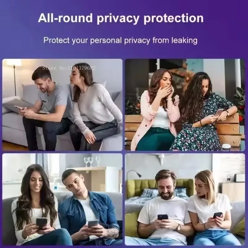2 st. hd/privacy-skärmskydd för iphone 16 17 pro max 13 12 14 15 pro max 14 plus härdat glas med monteringsskydd