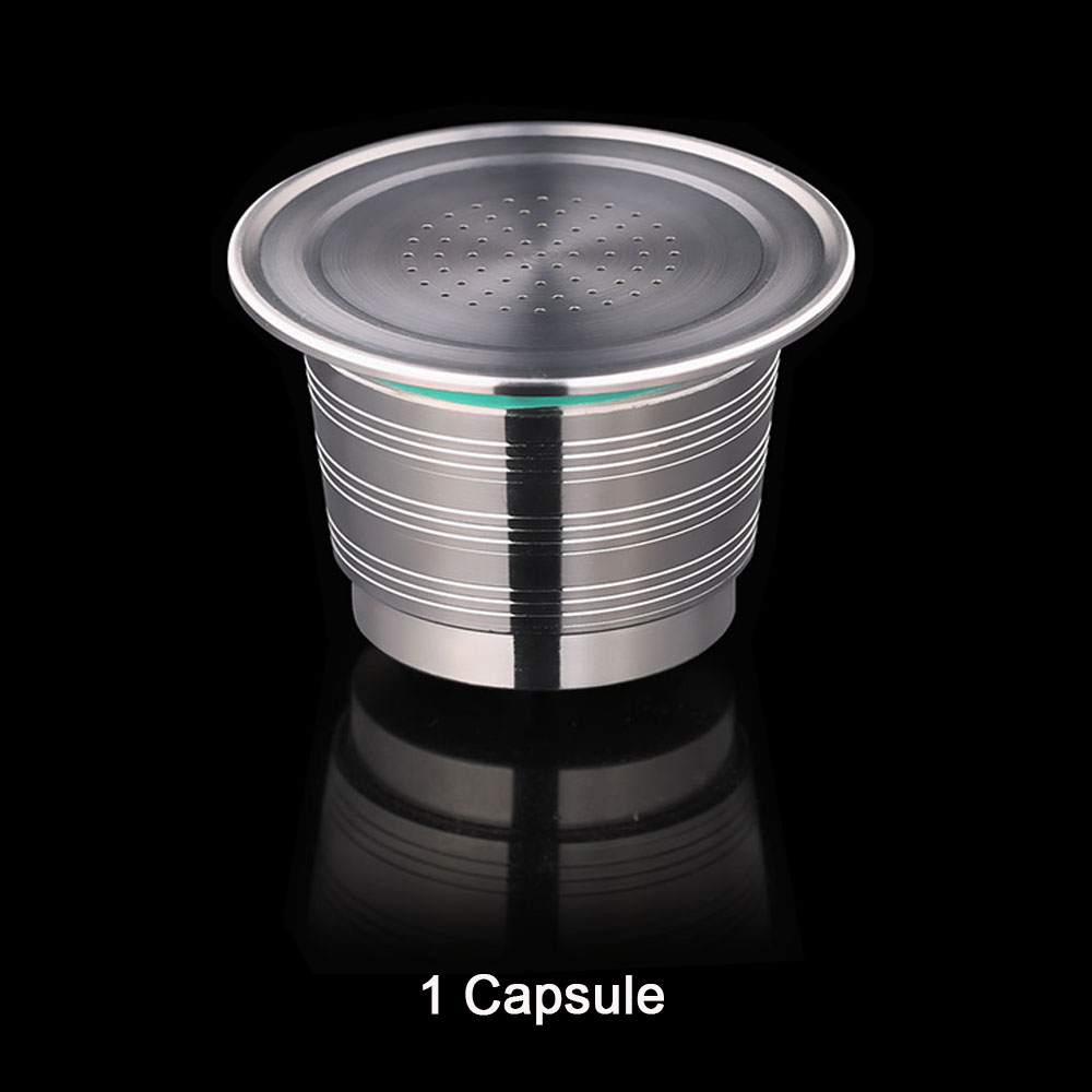 Nachfüllbar Nespresso Kaffee Kapseln Manipulationen einstellen wiederverwendbar Edelstahl Espresso Schote Filter Wiederaufladbare Nespresso Kaffee Werkzeug: 1 Kapsel