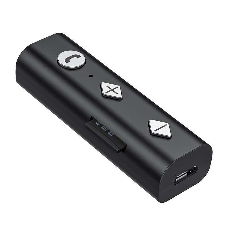 Kuulaa Bluetooth 5.0 Ontvanger 3.5Mm Aux Adapter Voor Hoofdtelefoon Luidspreker Muziek Bluetooth Zender Voor Auto Audio Ontvanger: Default Title