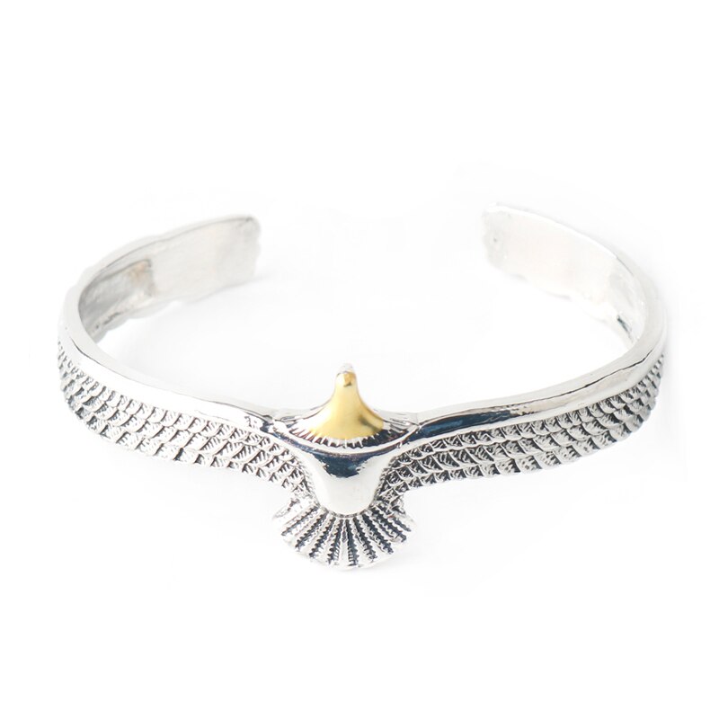 Eagle Mode-sieraden Accessoires Persoonlijkheid Punk Gothic Rvs Armband Paar Hangers Bangles Pulseras Браслеты: E-422