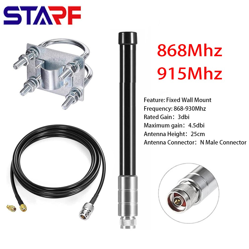 Produktbild von Metall-U-Bügelklemme Für LoRa- Und Helium-Antennen – Zur Mastmontage, Silber