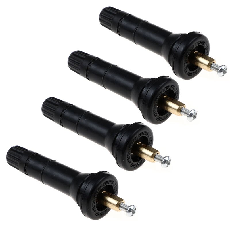 4PCS Tire Pressure Sensor TPMS Valve Stem Schrader Complete Kit For Buick Opel Ford For EV6T-1A180