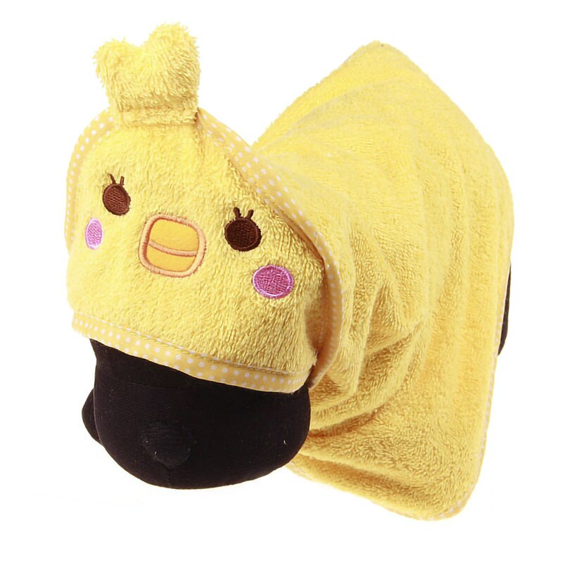 Toalla para gato y perro, toalla suave de secado para mascotas, sudaderas con capucha para perros y gatos, batas de baño absorbentes, suministro de limpieza de mascotas: yellow / 55x55cm