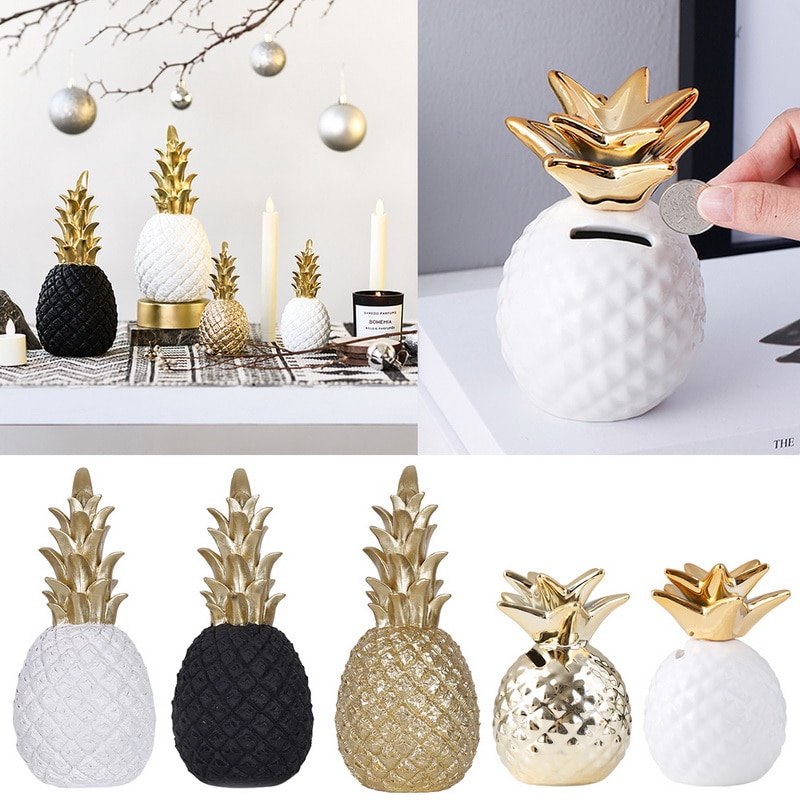 Nordique INS doré ananas décoration salon meuble TV bureau décoration maison accessoires chambre meubles
