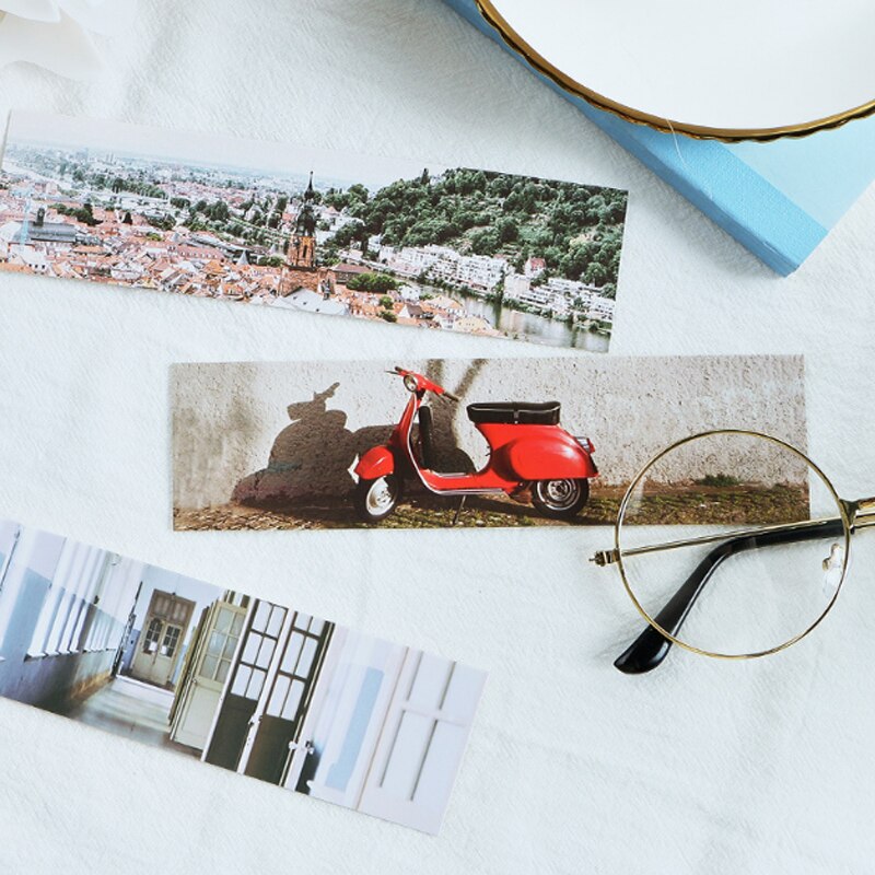 30pcs/pack Student diary Bookmark Stationery Cartoon Promotional Stationery message card Paper Bookmarks