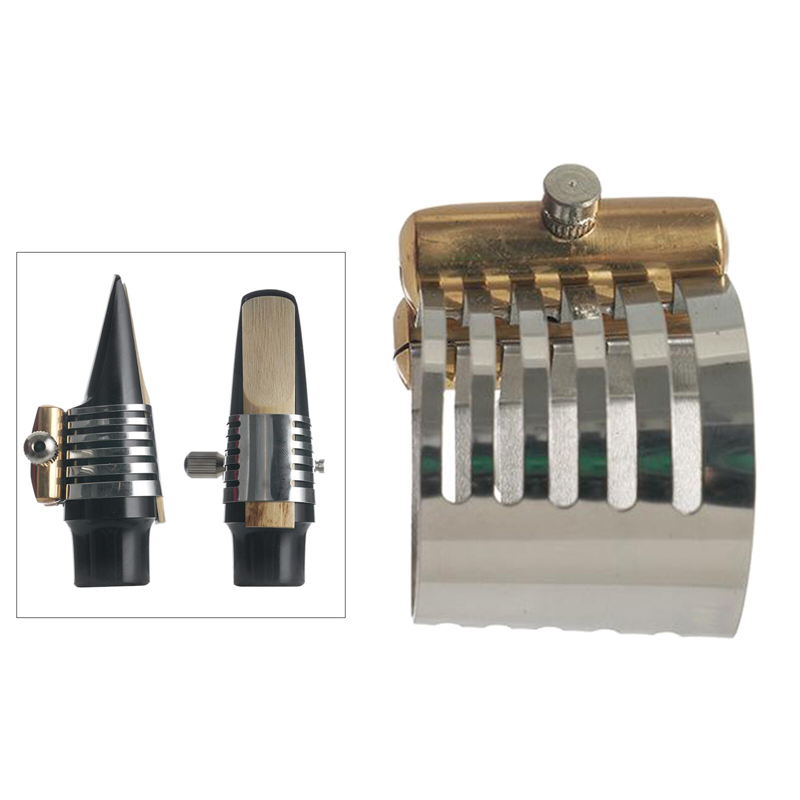 Zinc Alloy Saxophone Clarinet Mouthpiece Ligature - Tooyful