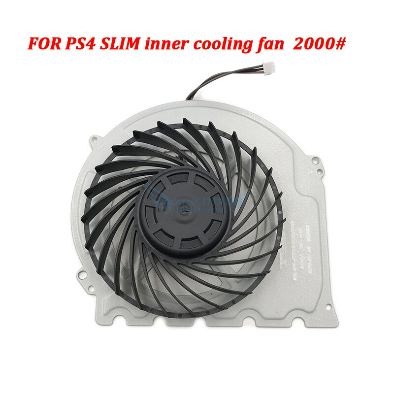 Ventilador de refrigeración interno, Conector de 3 pines para SONY Playstation 4 ( PS4) 1000/1100, 1200, 2000, 7000 #, modelo de encendedor, ventiladores de CPU: 2000  slim