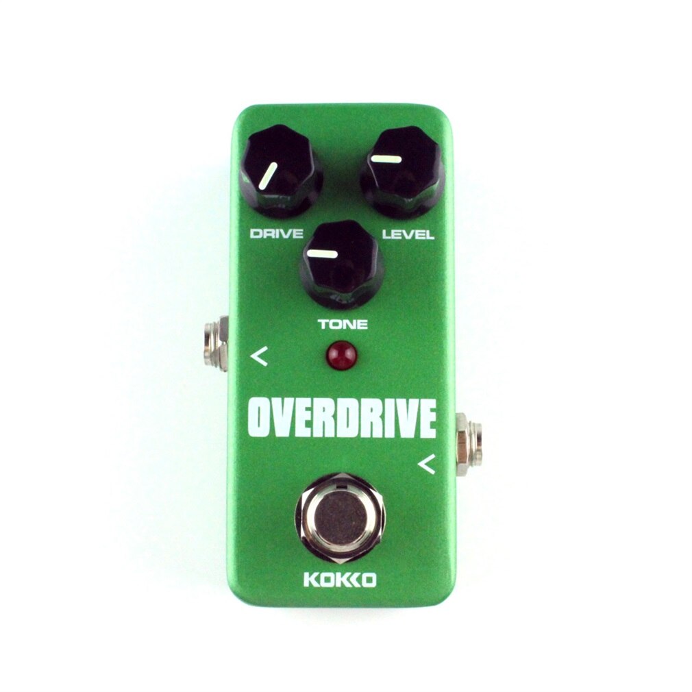 Mini Vintage Overdrive Guitar Effect Pedal Guitarra Overdrive Booster High-Power Tube Overload Guitar Stompbox FOD3