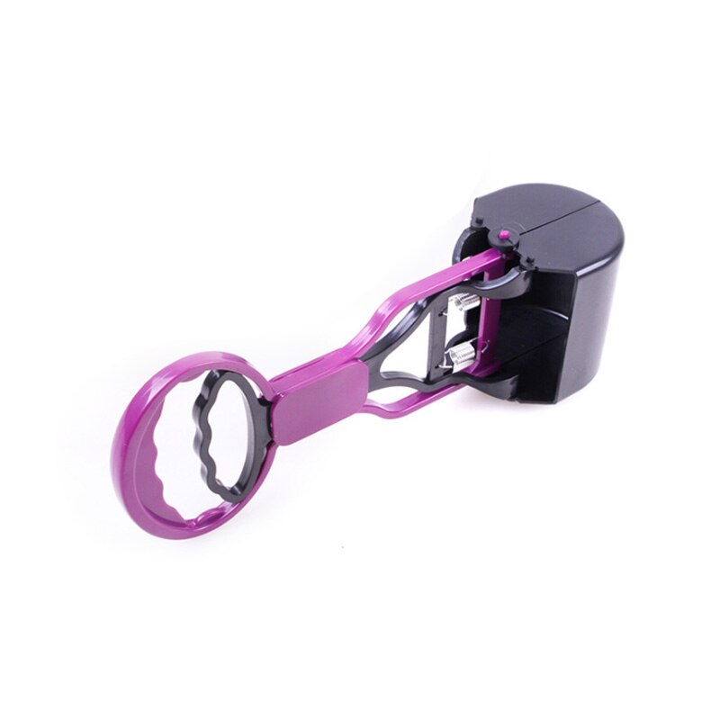 Sac de Merde De chien Accessoires Pour Chien Scooper En Dents de Scie Pour Animaux De Compagnie Chien Chat Cour Propre Nettoyage Ramasser Clip Petit Caca: VIOLET