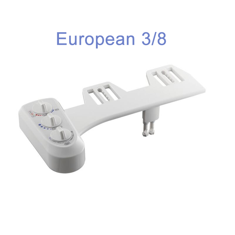 Design Sanitair Winkel | Luxe 4 weg gun metal douchekraan met bidet en waterval bad uitloop