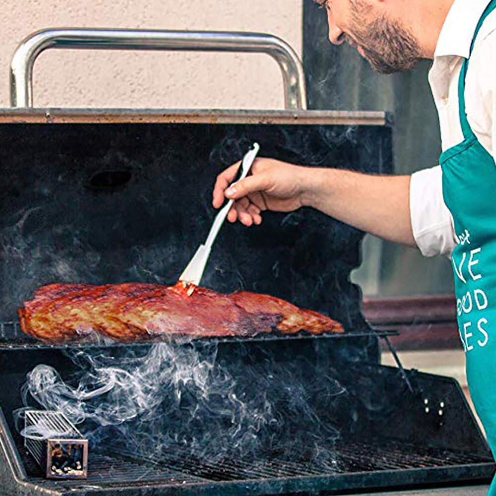 1 st rostfritt stål rökgenerator nätrör för grill eller kallrökning bbq tillbehör