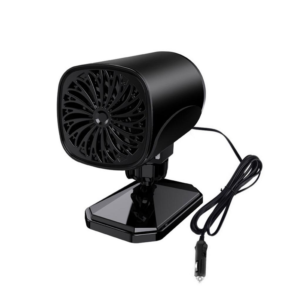 2 In 1 12V/24V Auto Heater Elektrische Koeling Verwarming Ventilator Elektrische Droger Voorruit Defogging 360 Graden rotatie Auto Ontdooier: 12V