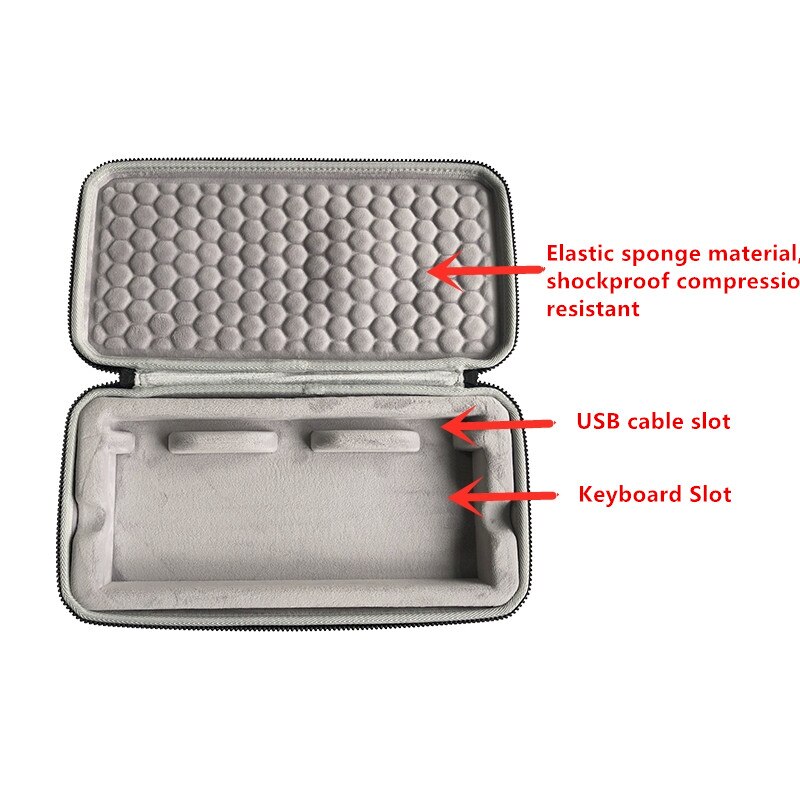 Hard Shell Carrying Case for Corsair K70 RGB TKL Keyboard Case Storage Box Protection Bag