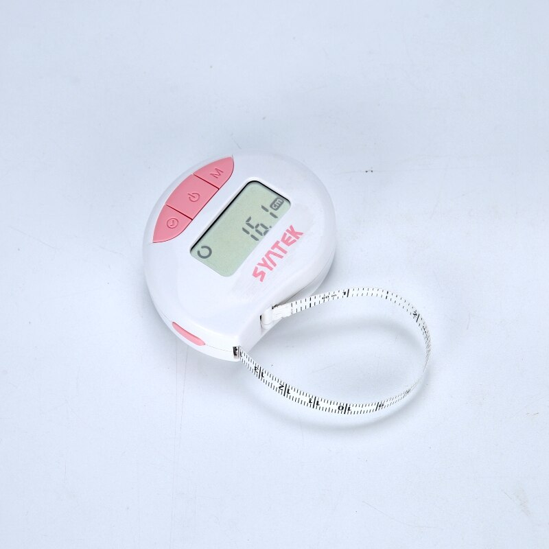 Syntek Digital Body Tape Measure 150cm LED Electronic Health Band Tape Ruler Circumference Linear Measure Mode Body Fat Calipers: Bluetooth Model