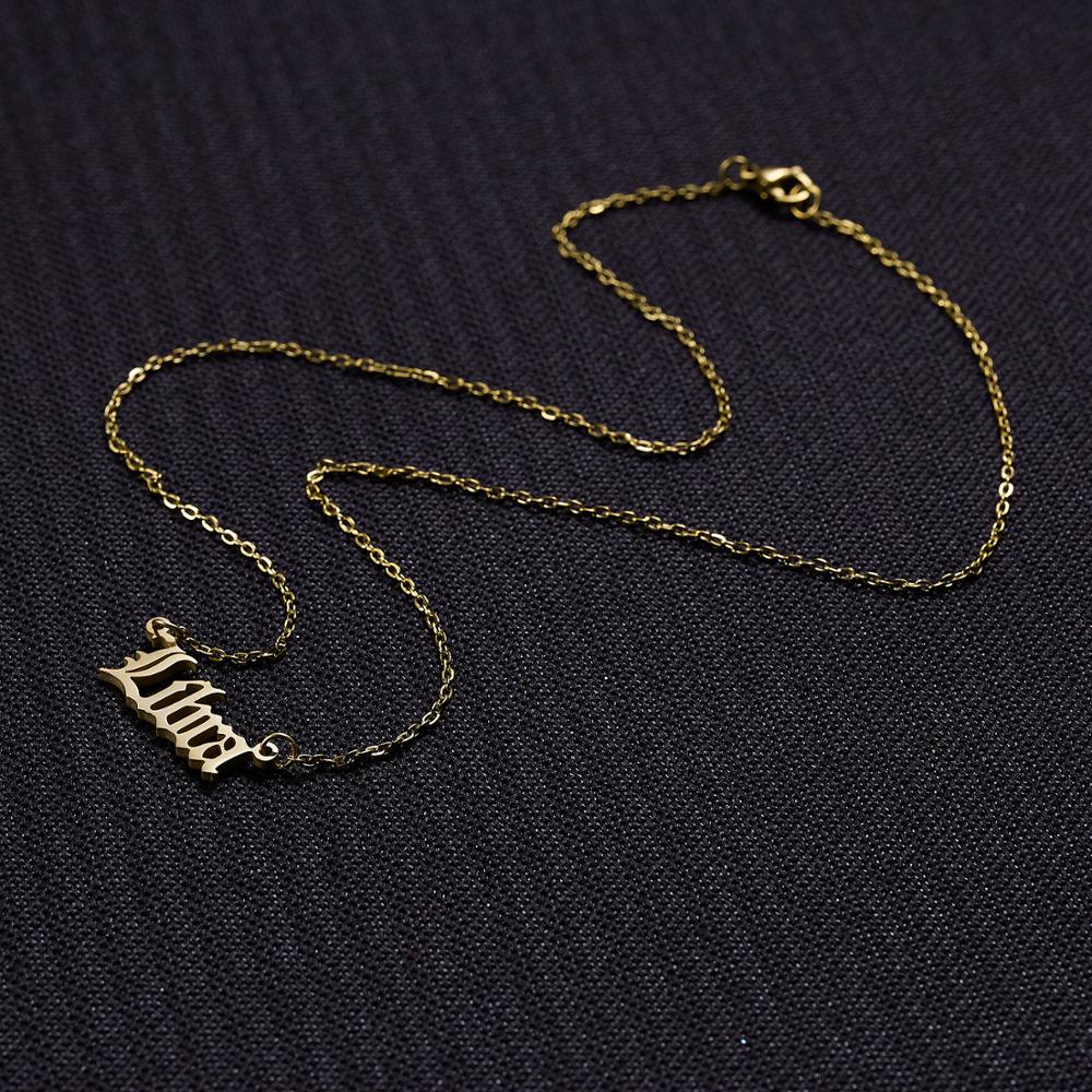 Trendy Goud Kleur Brief Zodiac Ketting Vrouwen Choker 12 Sterrenbeeld Weegschaal Rvs Hanger Ketting Verjaardag Sieraden