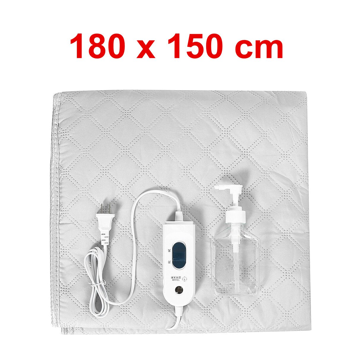 Non-woven Fabric Electric Heating Blanket Underblanket Winter Single Double Electric Mattress Thermostat Warm Electric Blanket: 180 x 150 cm