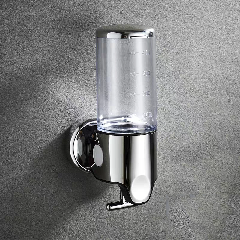 Badkamer Zeepdispenser Enkele/dubbele/drievoudige Wall Mount Zeep Shampoo Gel Douche Vloeistofcontainer voor Badkamer Accessoires: Black