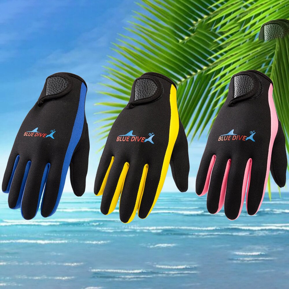 1 Pc Vrouwen Mannen Zwemmen En Duiken Handschoenen 1.5 Mm Neopreen Zwemmen Duiken Handschoenen Antislip Warm Zwemmen Snorkel surf Handschoenen