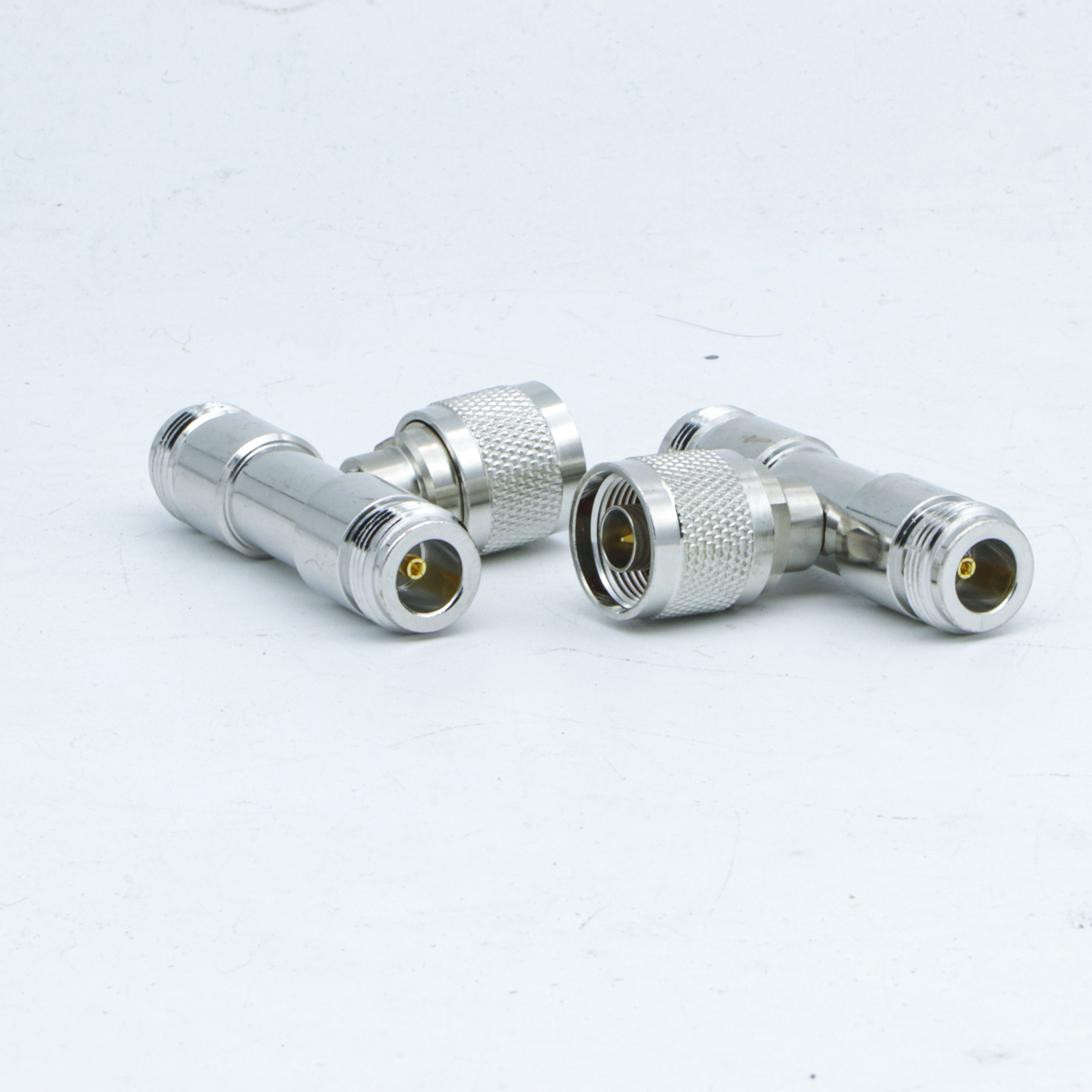 N Male to N Female to N Female Connector NJ-NK-NK RF Coaxial Adapter For Mobile Phone Cellular Signal Booster Amplifier Repeater