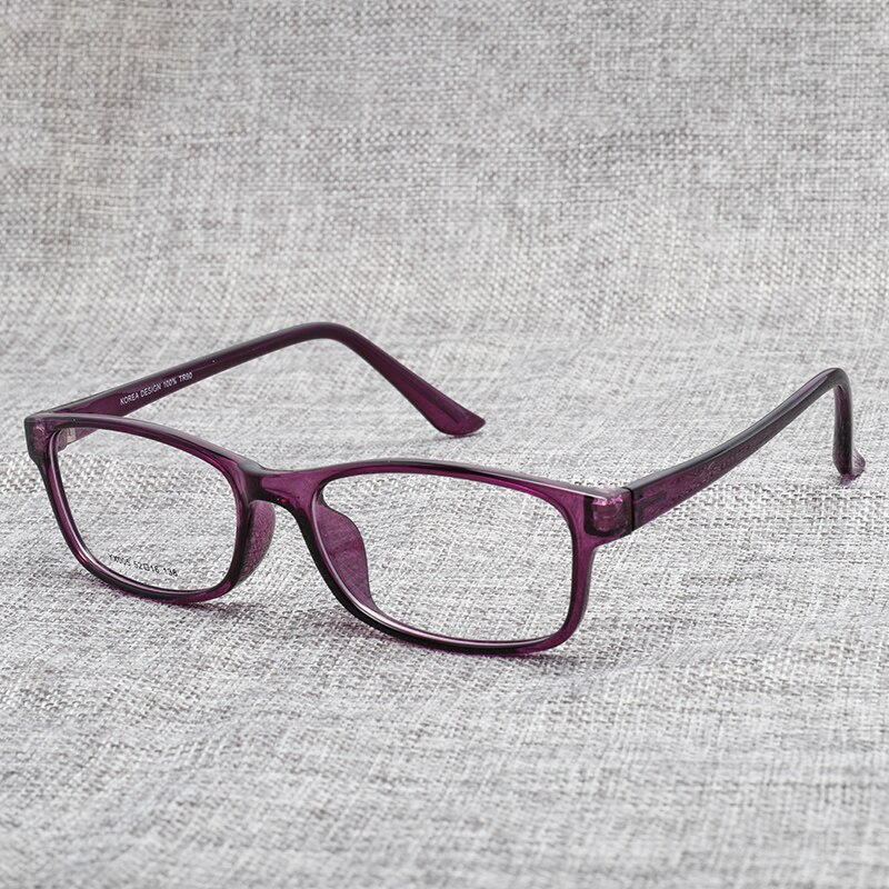 TR90 women eyeglasses frame transparent clear myopia retro optical eyewear frame #2-YX005