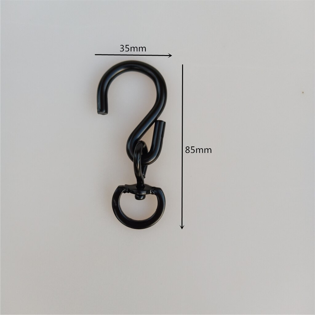 2 Pieces Hanging Basket Hook Swivel Hooks, Great for Hanging Plants, Wind Chimes, Bird Feeders