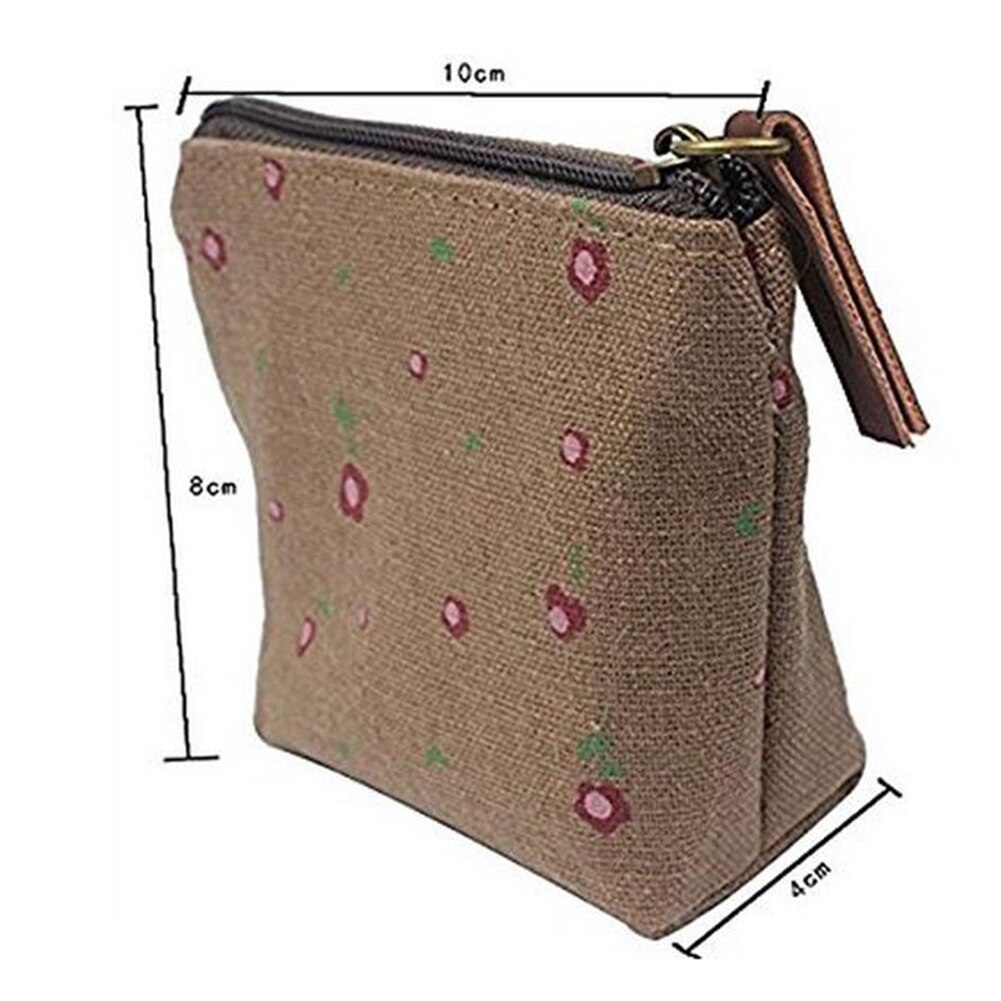 Women Short Wallets Portable Wallet Zipper Closure Key Purse Card Holder Wallet Woman Small Coin Purse