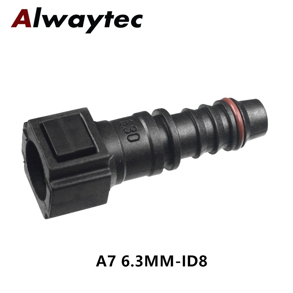Car styling Universal Fuel Line fitting OE Fuel Line Quick Connector fit for ID8 Nylon tube: A7-5PCS