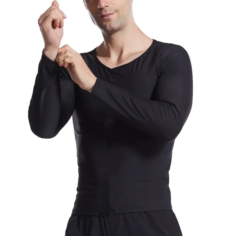 Männer Fitness Schwitzen Anzug Karosserie Gestalter Große Größe Weste Sport Bauch Inerator Kurzarm Kompression Kleidung