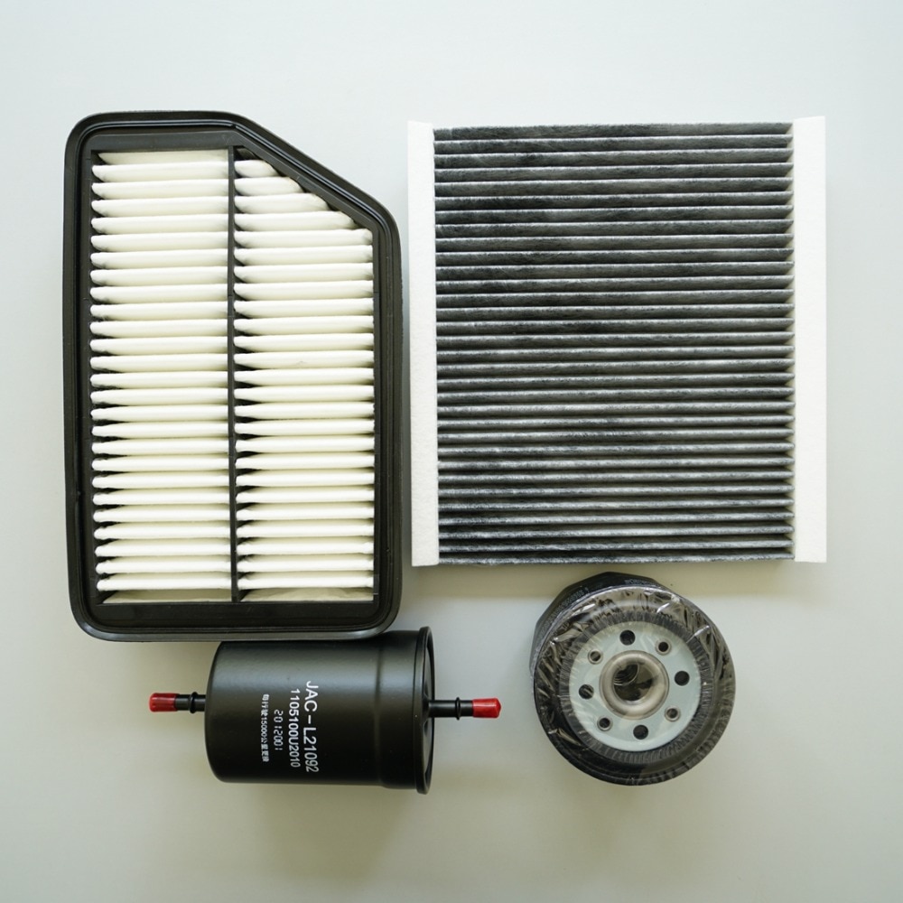 air filter +cabin air condition filter + fuel + Oil filter for JAC S5